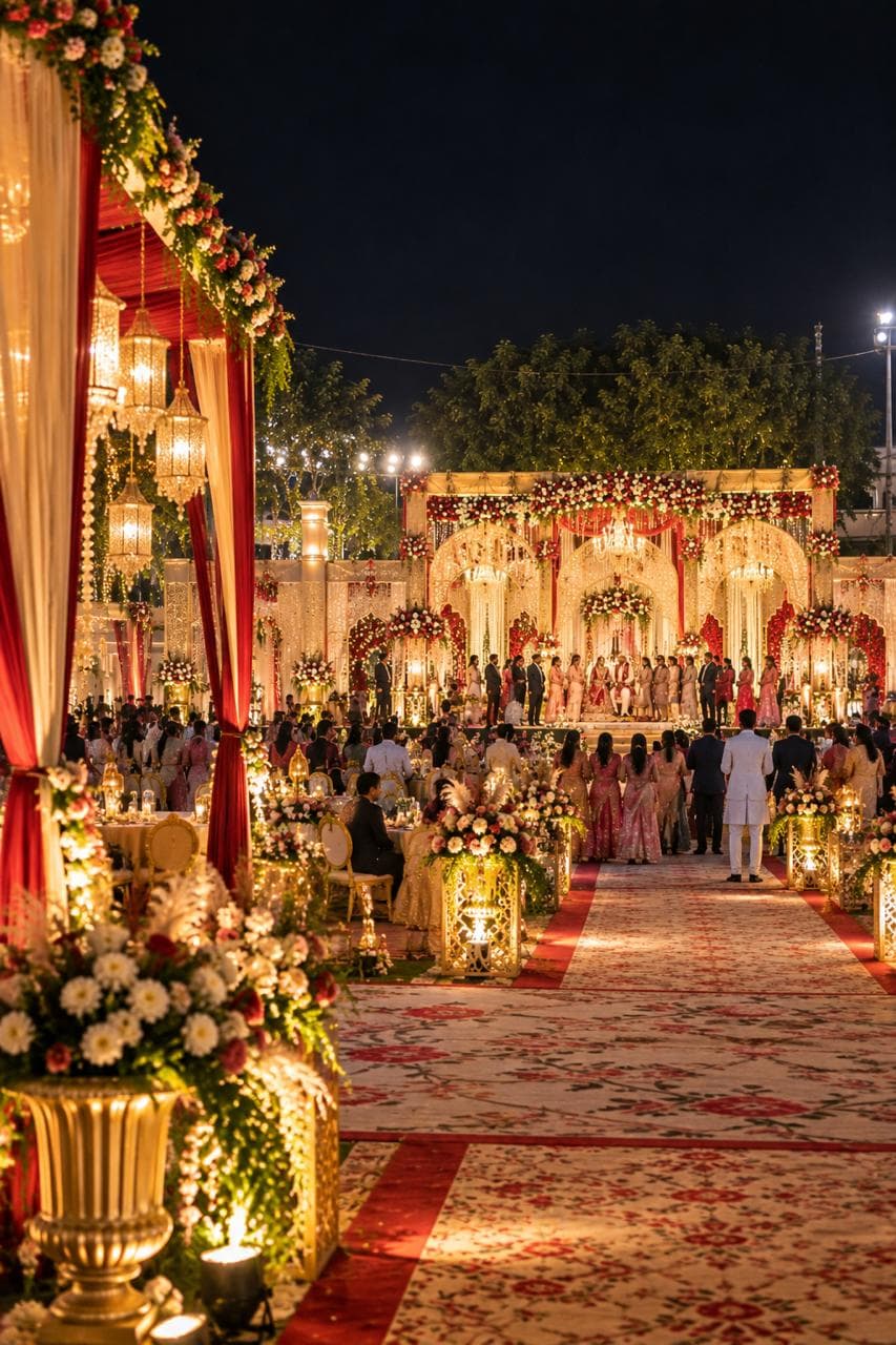 Parmarth Ashram — Haldi, Mehndi, Sangeet & Wedding